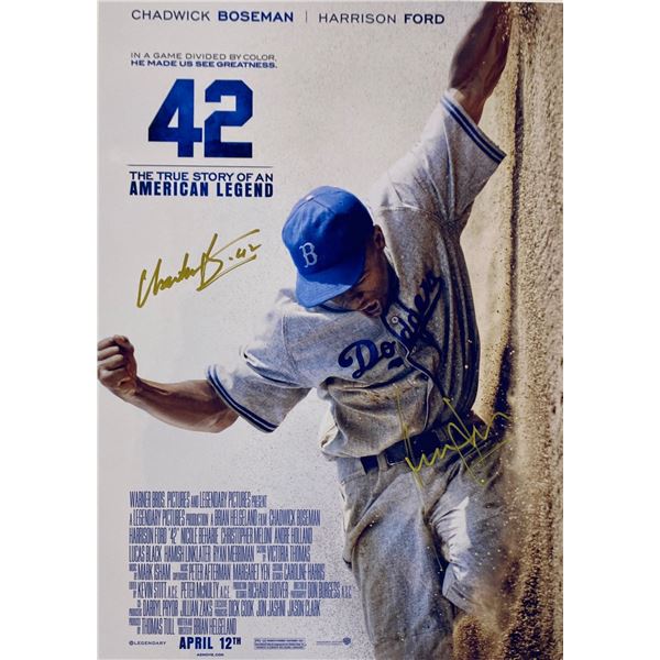 Autograph Signed Chadwick Boseman Photo