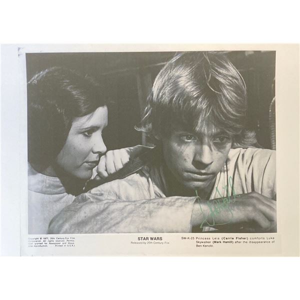 Signed Star Wars Media Press Photo