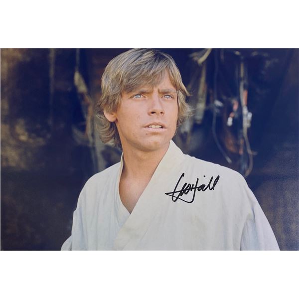 Signed Star Wars Mark Hamill Photo