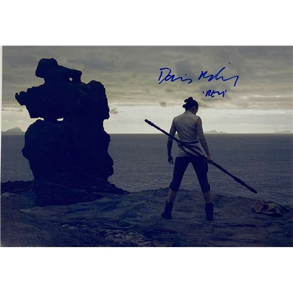 Autograph Signed Star Wars Daisy Ridley Photo
