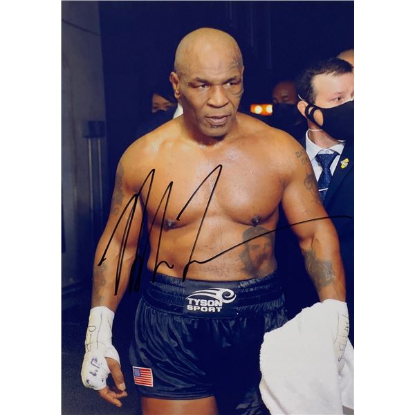 Autograph Signed Boxing Mike Tyson Photo