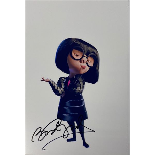 Autograph Signed The Incredibles Edna Mode Brad Bird Photo
