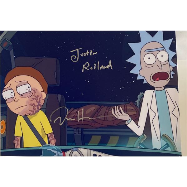 Autograph Signed Rick and Morty Photo