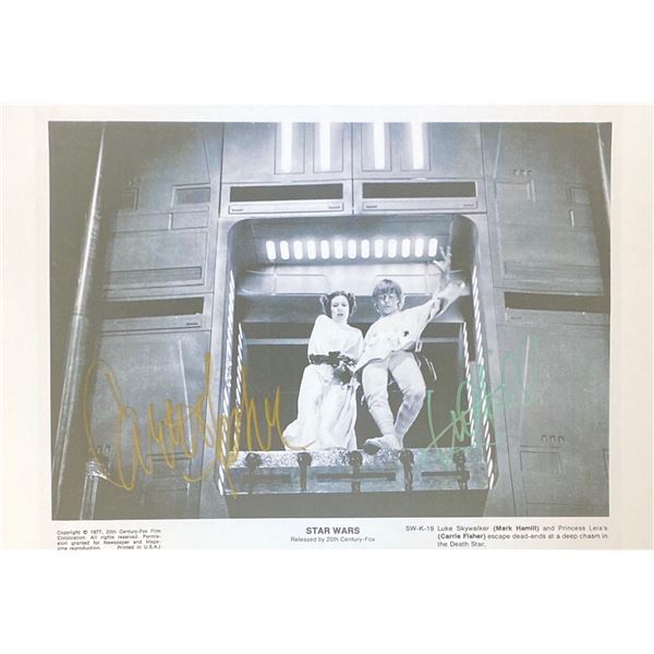 Signed Star Wars Media Press Photo
