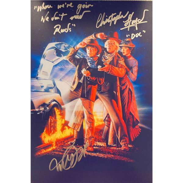 Autograph Signed Back to the Future Photo