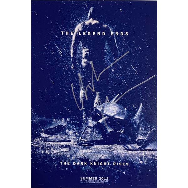 Autograph Signed Batman Dark Knight Photo