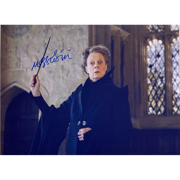 Autograph Signed Harry Potter Maggie Smith Photo