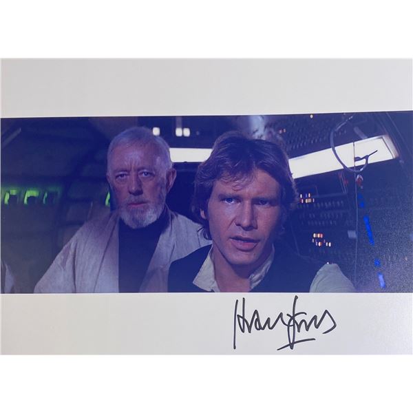 Signed Star Wars Harrison Ford Photo