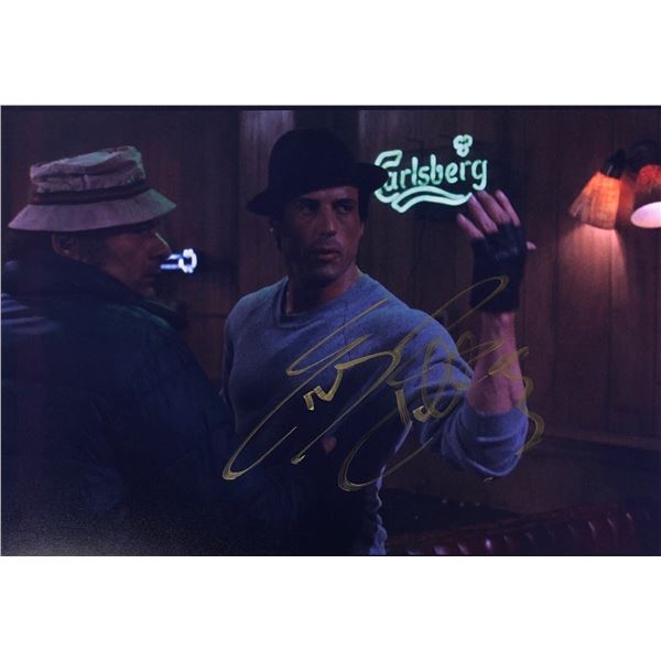 Sylvester Stallone Autograph Signed Rocky Photo