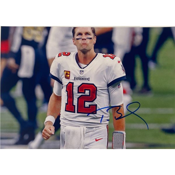 Autograph Signed Tom Brady Photo