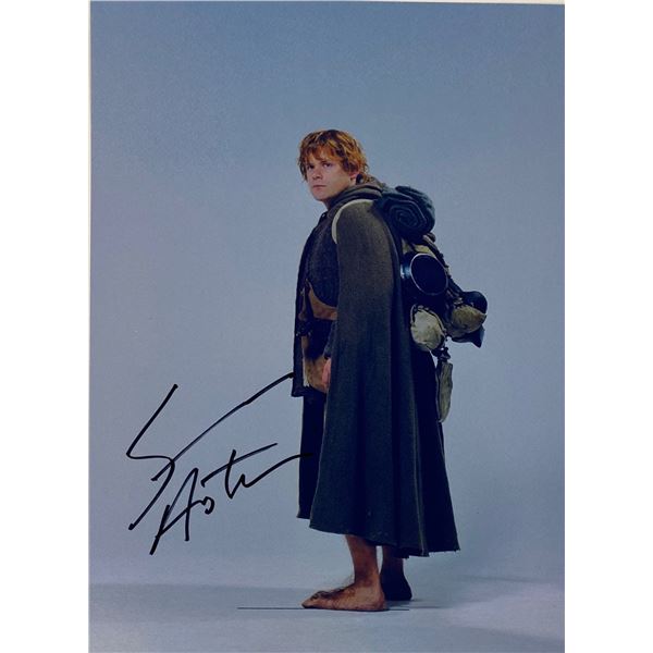 Autograph Signed Lord of the Ring Sean Astin Photo