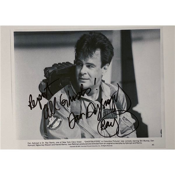Signed Ghostbusters Media Press Photo