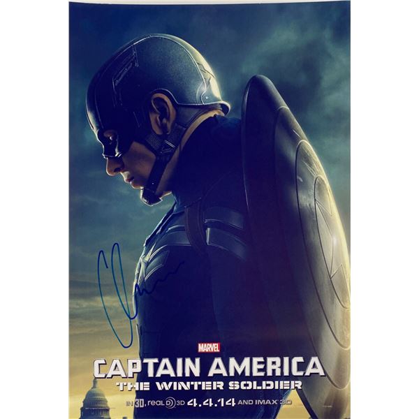 Signed Captain America Photo