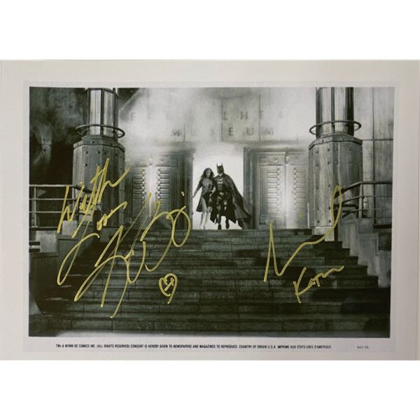 Signed Batman Media Press Photo