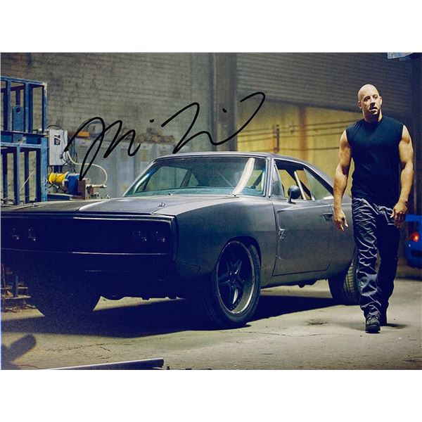 Autograph Signed Fast and Furious Mvin Diesel Photo