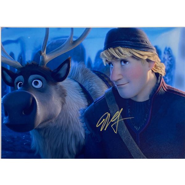 Autograph Signed Frozen Jonathan Groff Photo