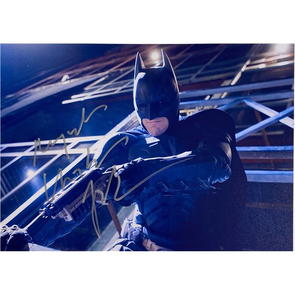 Autograph Signed Batman Dark Knight Photo