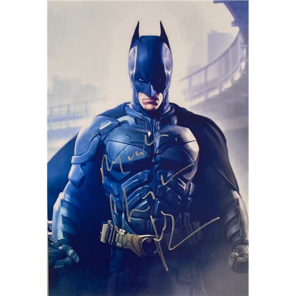 Autograph Signed Batman Christian Bale Photo