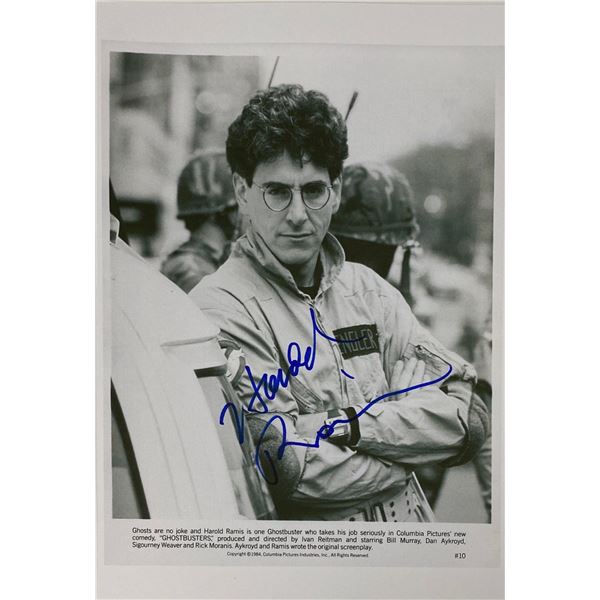 Signed Ghostbusters Media Press Photo