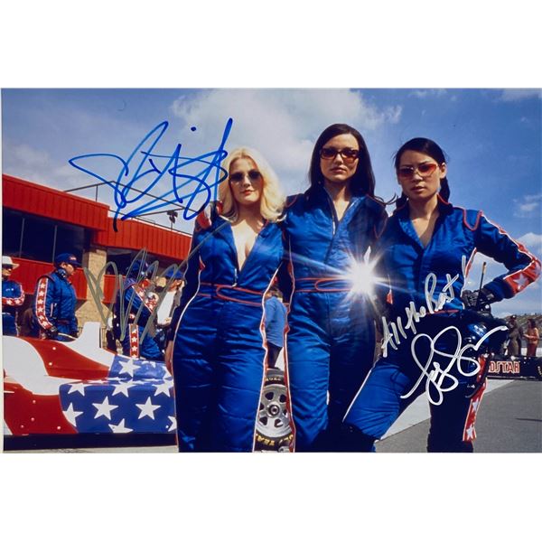 Autograph Signed Charlie's Angels 2000 Photo