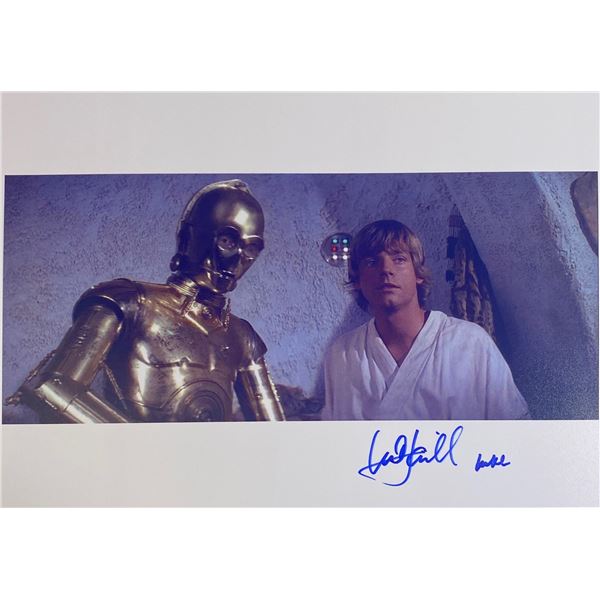 Signed Star Wars Mark Hamill Photo