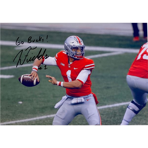 Autograph Signed Justin Fields Photo
