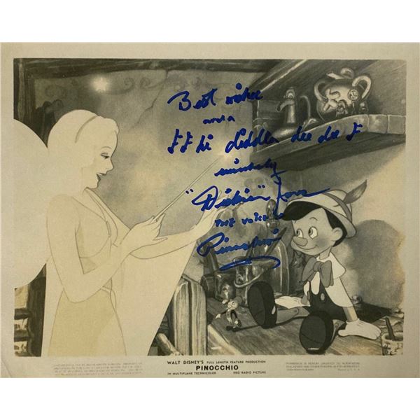 Signed Pinocchio Media Press Photo