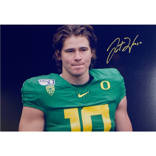 Autograph Signed Justin Herbert Photo