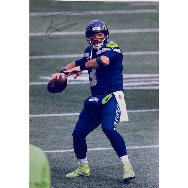 Autograph Signed Russell Wilson Photo