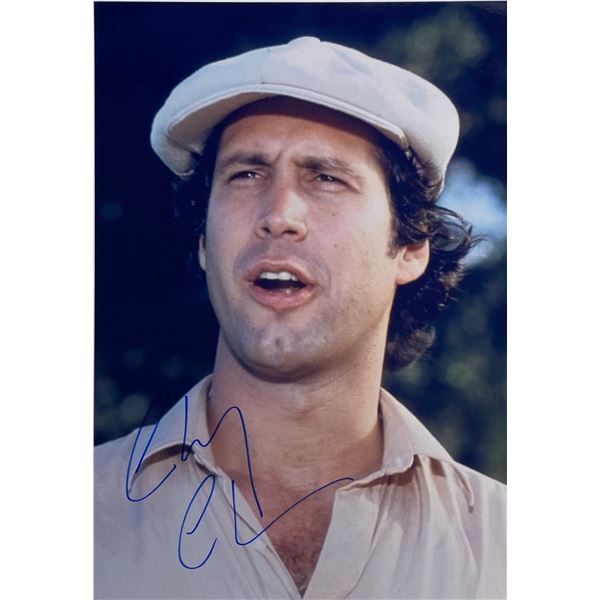 Autograph Signed Caddyshack Chevy Chase Photo