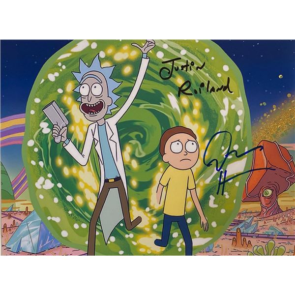 Autograph Signed Rick and Morty Photo