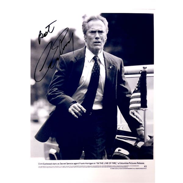 Clint Eastwood Autograph Signed Photo