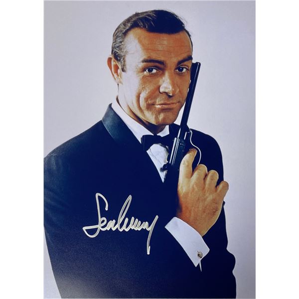 Signed James Bond Sean Connery Photo