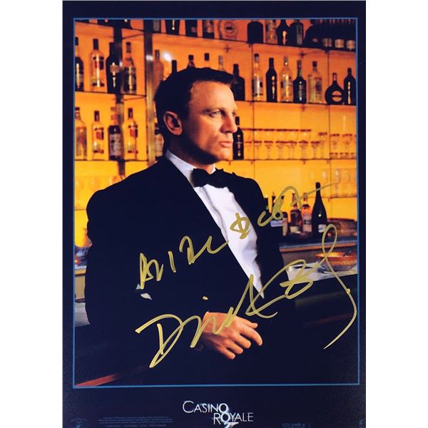 Daniel Craig Autograph Signed James Bond 007 Photo