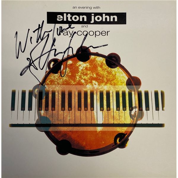 Autograph Signed An Evening With Elton John Booklet