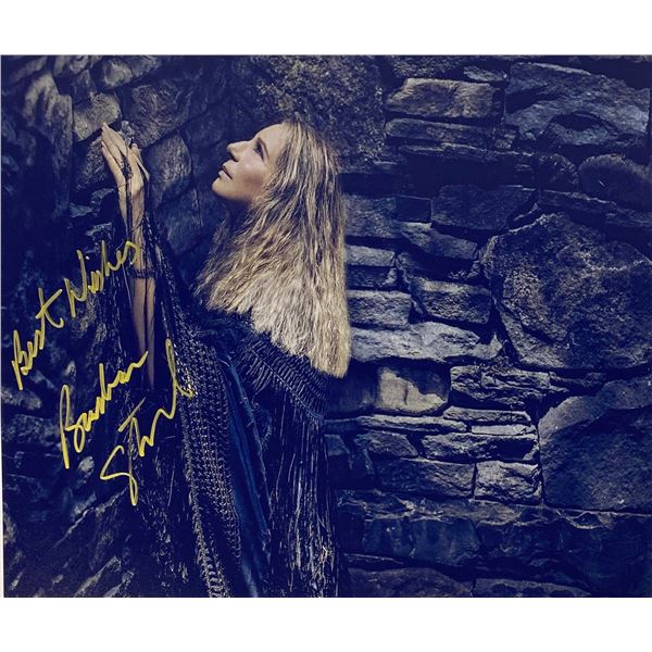 Autograph Signed Autographed Barbra Streisand Photo