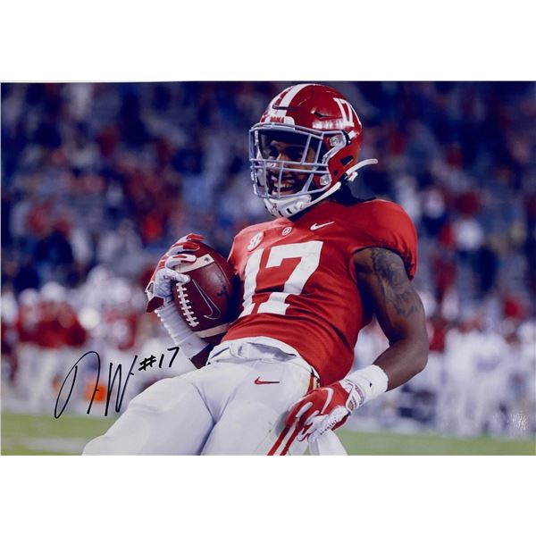 Autograph Signed Jaylen Waddle Photo