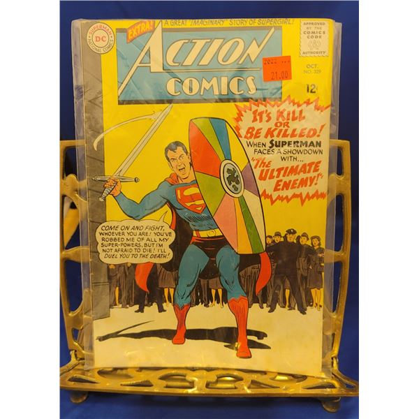 Superman no. 329. DC National Comics. October 1965 Silver Age