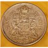 Image 2 : One 1959 Canadian Silver Fifty Cent Coin