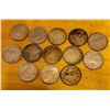 Image 2 : Lot of 13 Silver Ten Cent Coins Of Various Years With Image of Queen Elizabeth II