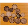 Image 2 : Lot of 13 Silver Canadian Coins with King George VI’s Image