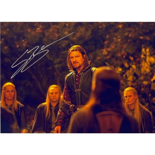 Autograph Signed Lord of the Ring Sean Bean Photo