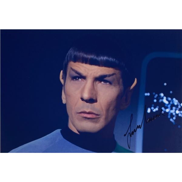 Autograph Signed Leonard Nimoy Photo