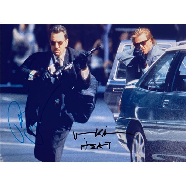 Autograph Signed Heat Val Kilmer Robert De Niro Photo