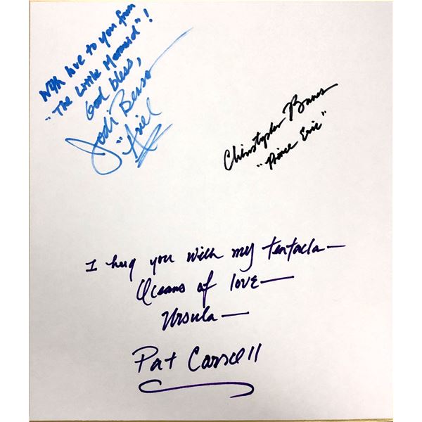 Jodi Benson Christopher Daniel Barnes Autograph Signed Board