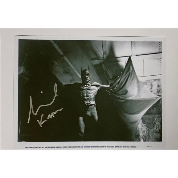 Signed Batman Media Press Photo