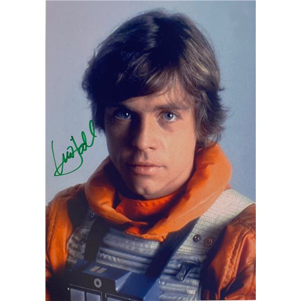 Signed Star Wars Mark Hamill Photo