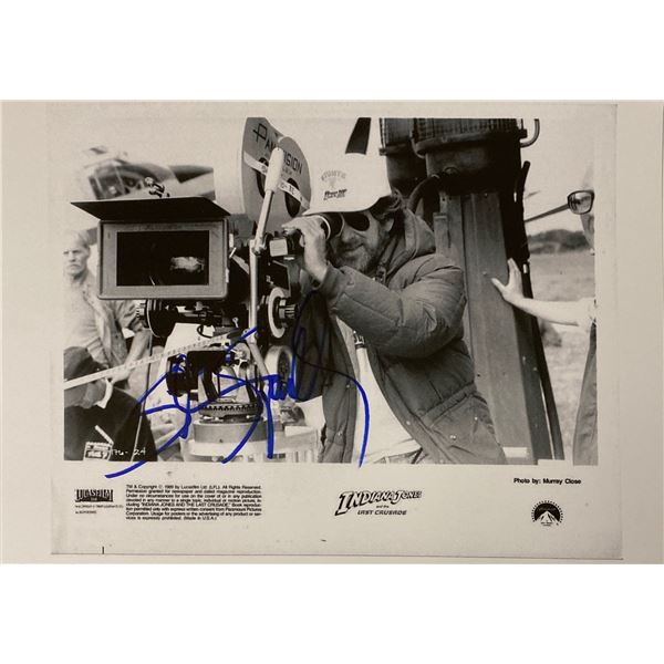 Signed Indiana Jones Media Press Photo