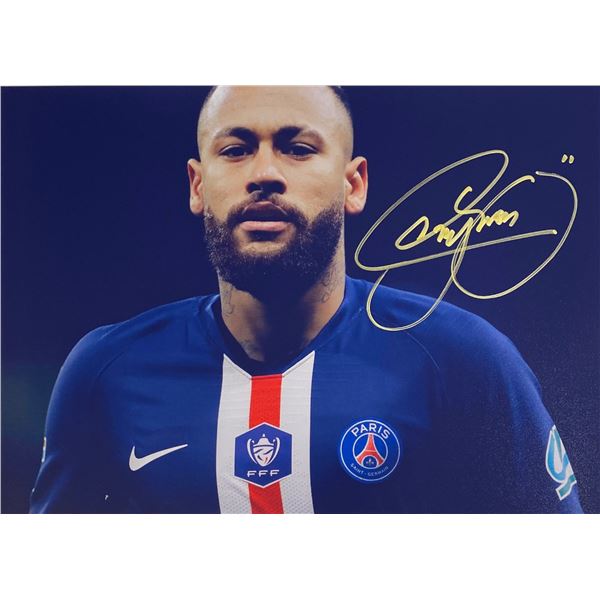 Autograph Signed Neymar Photo