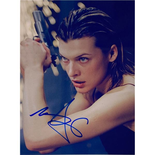 Autograph Signed Resident Evil Milla Jovovich Photo
